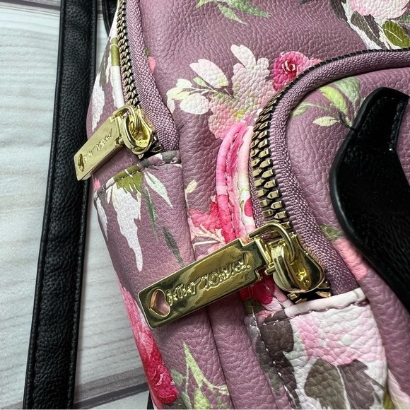 Betsey Johnson Floral Doggy Mini Backpack - Picture 4 of 9